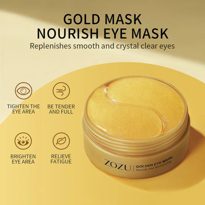 Avocado Golden Collagen Eye Mask Anti Dark Circles Eye Bags Moisturizing Firming Eye Patches Skin Care Products